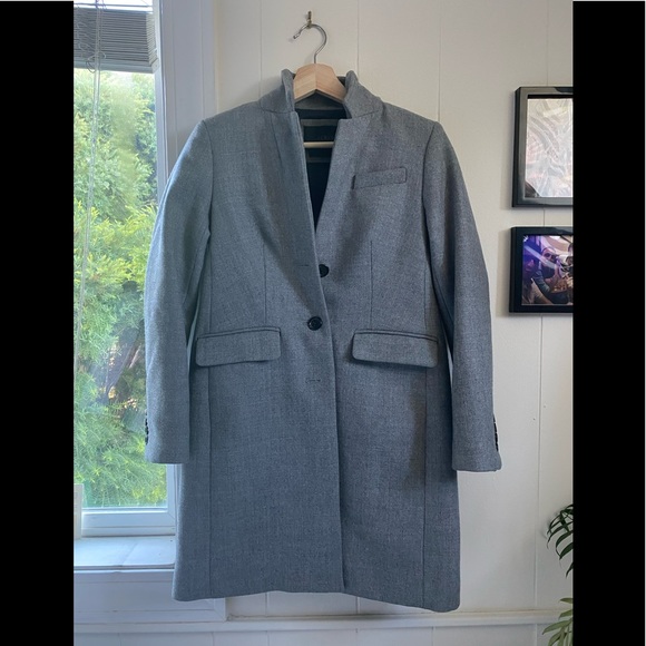 Rouje Jackets & Blazers - J.Crew Regent top coat double serge wool size 2P EUC